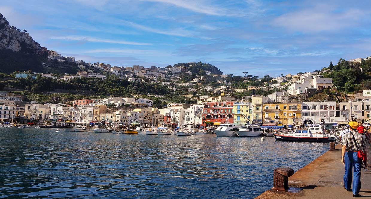 Island of Capri harbor