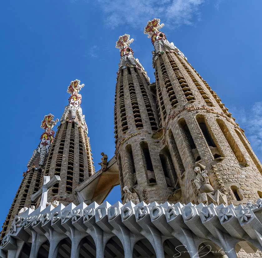 spires of Sagrada Familia