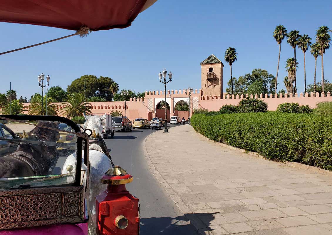 horse carriage ride in Marrakech