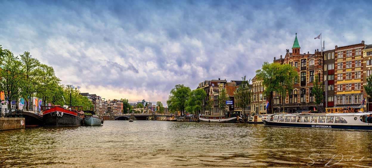Amsterdam canal view