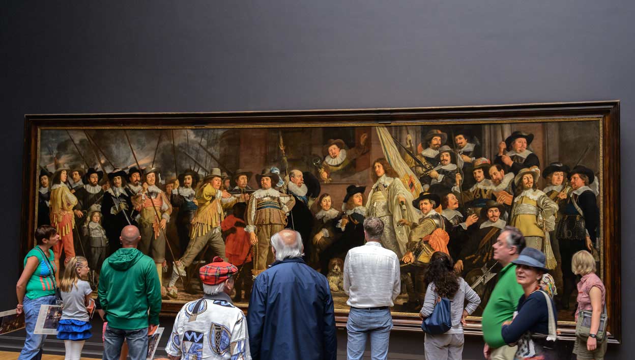 Frans Hals painting in Rijkmuseum